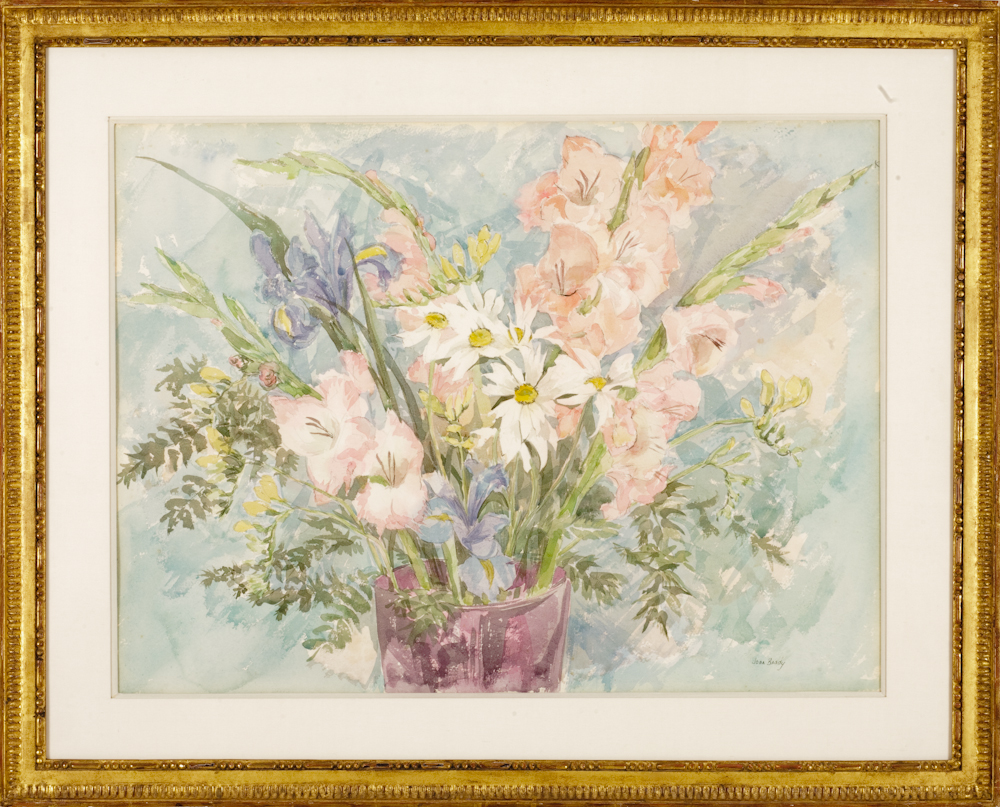Joan Brady (20th century) || Still life || Watercolor 30''x24''